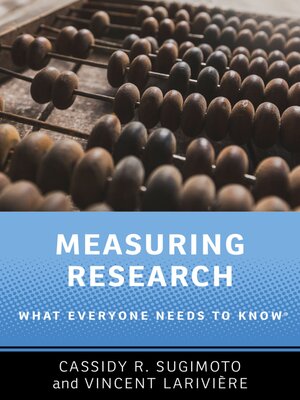cover image of Measuring Research